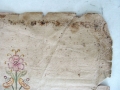 1 sur 2, nettoyage mécanique d'un document officiel écrit et décoré à l'encre d'or.JPG