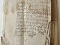 1 sur 4, corpus composé de papiers vergé, de parchemins et de cires (recto) avant restauration.JPG